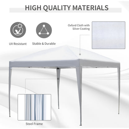 3 x 3m Pop Up Gazebo-White