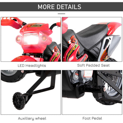 Kids Electric Ride on Motorcycle-Red