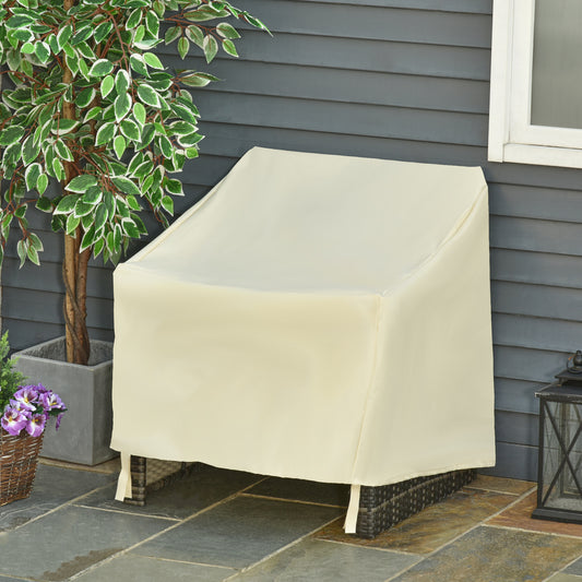 Outsunny Furniture Cover Single Chair Wicker Protector Waterproof 600D Oxford Cloth Outdoor