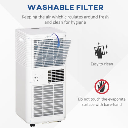 785W Compact Portable Mobile Air Conditioner Unit Cooling Dehumidifying Ventilating w/ Fan Remote LED Display