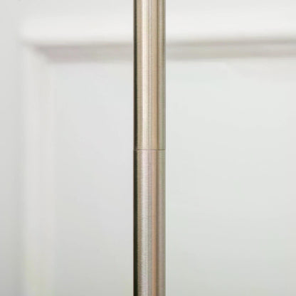 Tall Lamp, Mid Century Floor Lamp, Gold Lamp Modern Simple Design for Living Room Reading Floor Lamp Bedside White Silver