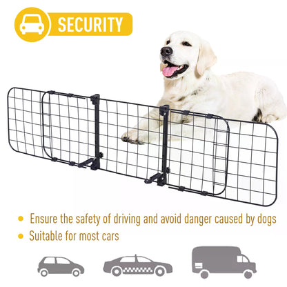 Pet Dog Car Barrier Heavy Duty Adjustable Ventilated Mesh Wire Guard Protector Pet Playpens