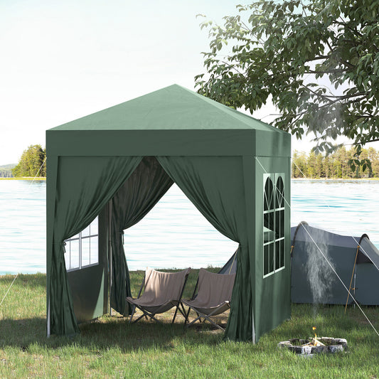 Outsunny 2 x 2m Pop-Up Gazebo-Green