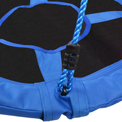 Flying Saucer, Tree Swing, Saucer Swing, Steel Frame, for 3-8 years old, Max Load 100KG, 100cm Diameter, Blue