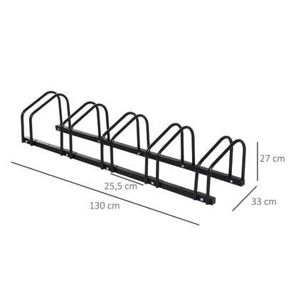 Bike Parking Rack, 130Lx33Wx27H cm,bike storage , bicycle stand Steel-Black