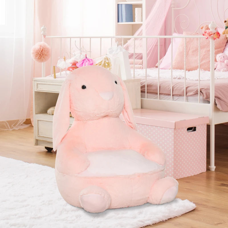 Toddlercouch, Plush Armchair Stuffed Cute Rabbit Toy Support Seat Learning Sitting Baby Nest Sleeping Cushion Bed